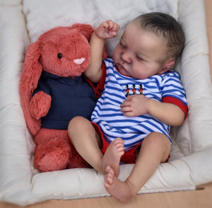 Realistic Reborn Baby Doll Newborn Lifelike Fake Baby Levi Sleeping Baby Doll