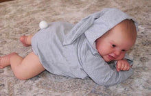 Laden Sie das Bild in den Galerie-Viewer, 24 Inches Weighted Reborn Toddler Boy Real Life Like Newborn Baby Doll Silicone Reborn Baby Doll 3D Skin Visible Veins and Capillaries
