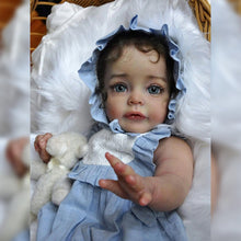 Laden Sie das Bild in den Galerie-Viewer, 24 Inch Weighted Realistic Reborn Toddler Doll Silicone Huggable Lifelike Newborn Baby Doll Girls Suesue
