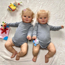 Laden Sie das Bild in den Galerie-Viewer, 20 Inch or 24 Inch Realistic Reborn Baby Dolls Girls Reborn Toddler Real Life Silicone Vinyl Baby Dolls Lifelike Newborn Baby Dolls
