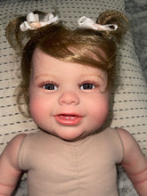 Load image into Gallery viewer, 24 inch Weighted Reborn Toddler Dolls Girl Realistic Newborn Baby Doll Handmade Reborn Baby Dolls with Visible Veins and Capillaries
