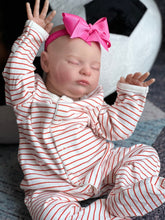 Load image into Gallery viewer, Reborn Baby Dolls Laura Sleeping Soft Silicone Reborn Baby Girl Doll Preemie Lifelike Reborn Baby Doll Reborn Baby Gift for Kids
