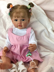 22 Inch Realistic Reborn Baby Doll Girl Betty Handmade Lifelike