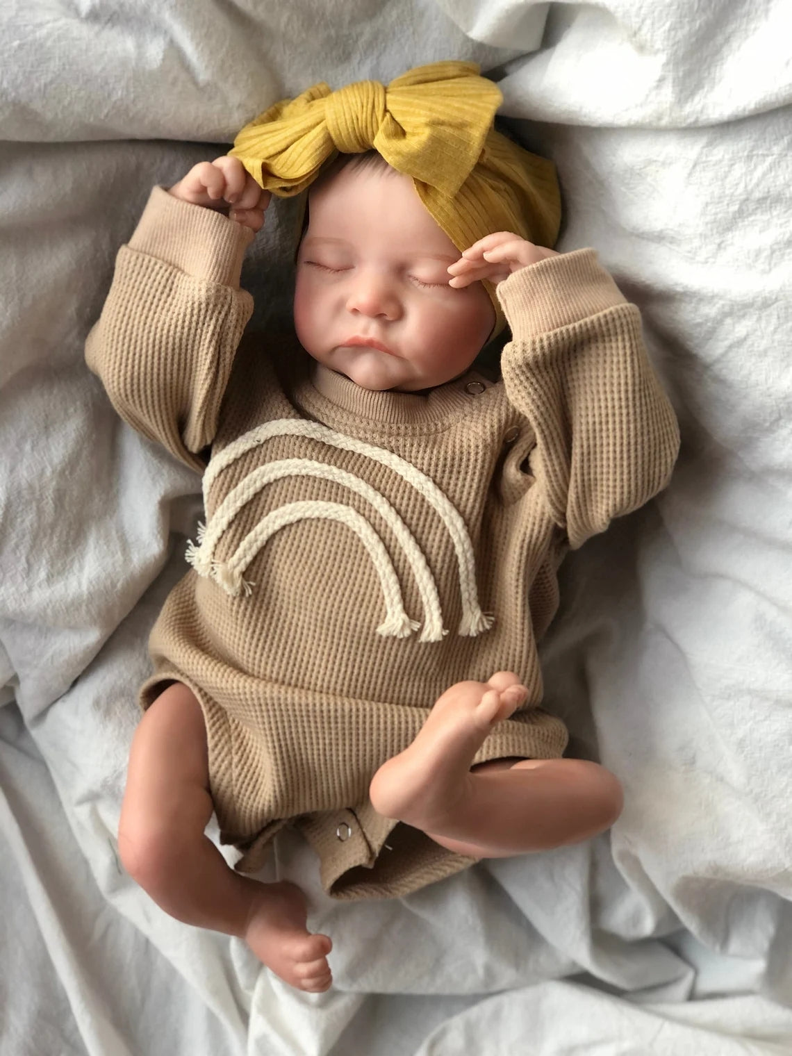 18 Lifelike Reborn Baby Dolls Silicone Realistic Soft Vinyl Newborn B Pinky Reborn