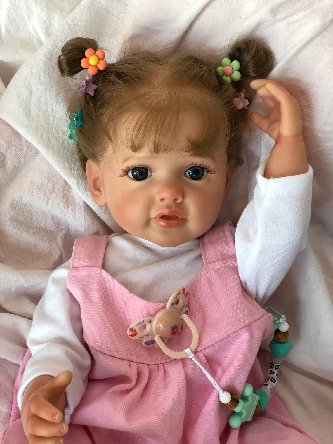 22 Inch Realistic Reborn Baby Doll Girl Betty Handmade Lifelike