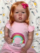 Carica l&#39;immagine nel visualizzatore di Gallery, 28 Inch 70cm Toddler Girl Reborn Doll Soft Silicone Reborn Baby Doll Newborn Cuddly Baby Doll
