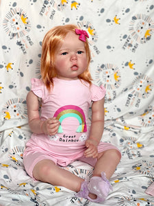 28 Inch 70cm Toddler Girl Reborn Doll Soft Silicone Reborn Baby Doll Newborn Cuddly Baby Doll